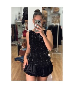 Vestido Globo lentejuelas