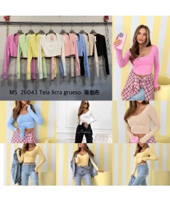 Top corto licra fria